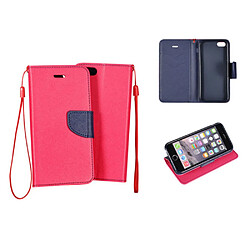 Mobility Gear Etui Latéral BCF Pour Samsung G355 Core 2-Pink Navy 