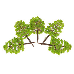 Acheter 60x Arbres Modèles Bricolage Paysage Ferroviaire Paysage Accessoire 3,54 '' 1/100 HO OO