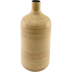 Sil Vase en bambou 18 x 43 cm.