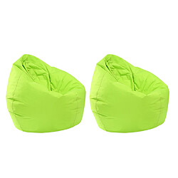 2 pièces imperméable sac housse de stockage des animaux en peluche vert