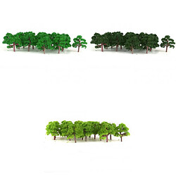 75pc 1:30 Paysage Arbres Modèle Train Rue Parc Chemin de Fer Paysage Accessoire Modèle d'arbres