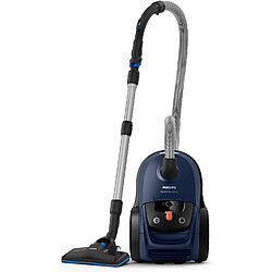 Philips aspirateur avec Sac de 4L 650W bleu noir