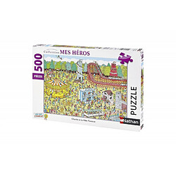 Puzzle 500 pièces Nathan Charlie à la fête foraine Où est Charlie ?