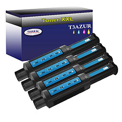 Lot de 4 Toners compatibles type T3AZUR pour HP W1103A (103A)