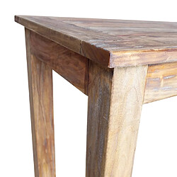 Maison Chic Table de salle à manger,Table à dîner Bois de récupération 120 x 60 x 77 cm -GKD68623 pas cher