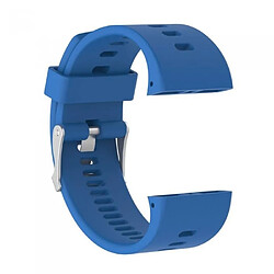 Wewoo Bracelet pour montre connectée Dragonne Sport en silicone POLAR V800 Bleu