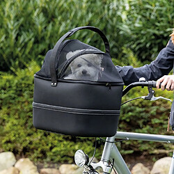 TRIXIE Panier avant de vélo pour animaux de compagnie 41x47x29 cm Noir