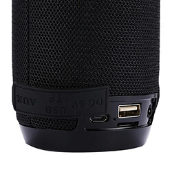 Avis Wewoo Enceinte Bluetooth noir Haut-Parleur Stéréo Sans Fil V4.2 avec Poignée, Microphone Intégré, Appels Mains Libres & Carte TF & AUX IN & FM, Distance Bluetooth: 10m