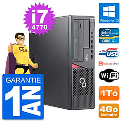 PC Fujitsu Esprimo E720 DT Intel i7-4770 RAM 4Go Disque Dur 1To Windows 10 Wifi · Occasion 