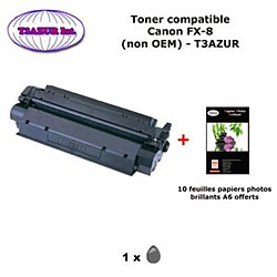 Toner générique Canon FX8 pour imprimante Canon Fax L380, L380S, L400, LC510, FX 8 +10f PPA6 -T3AZUR 