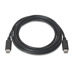 INECK® Câble USB C vers USB C - 2m - Mâle vers Mâle / Synchronisation de Données / Chargement Rapide pour MacBook Pro, Galaxy S9 Plus, Huawei Mate 10 Pro