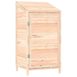 vidaXL Remise de jardin 55x52x112 cm Bois de sapin solide