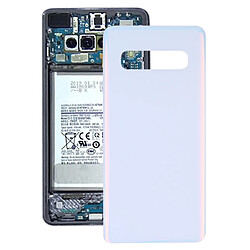 Wewoo Cache batterie pour Galaxy S10 SM-G973F / DS SM-G973U SM-G973W Blanc