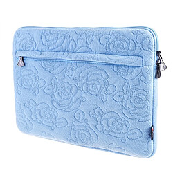 Wewoo Sacoche Mac Motif rose néoprène Fashion Sleeve Bag Sac pour ordinateur portable pour MacBook 13,3 pouces (Bleu) 