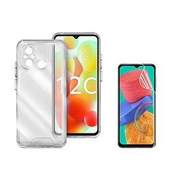 Kit Étui SuperProtectAnti-Shock + Film Hydrogel Avant Phonecare pour Xiaomi Poco C55 - Transparent 