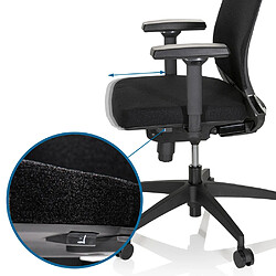 Chaise de bureau / Fauteuil de direction PORTO MAX HIGH I Tissu Noir hjh OFFICE