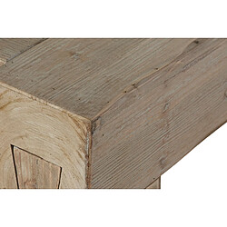 Pegane Table basse, table de salon rectangulaire en bois coloris naturel - longueur 140 x profondeur 70 x Hauteur 46 cm pas cher