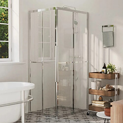 vidaXL Cabine de douche ESG 90x70x180 cm 