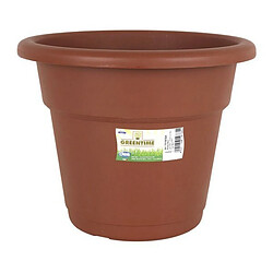 Totalcadeau Pot Résistant Marron Mesure - ø 16 x 13 cm pas cher pas cher