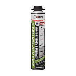 mousse pu - expansive - re2020 - pistolable - verte - 750 ml - bizline 500391