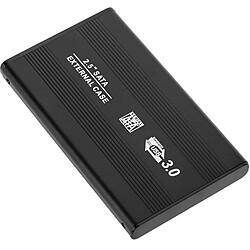 Bematik Boîtier externe pour disque dur 2.5 HDD SATA 3.0 à USB 3.0 à 5 Gbps aluminium