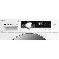 Lave-linge hublot 12kg 1400 tours/min - WFB124QW - BRANDT pas cher