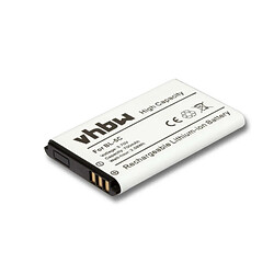 vhbw Li-Ion batterie 700mAh (3.7V) pour portable Smartphone téléphone Amplicomms PowerTel M6300 comme CP10, 9133-5C, PX-3315-675AK54, BP-MPB16.