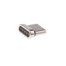 Universal Adaptateur de convertisseur de pointe magnétique USB type C Connecteur de recharge pour Huawei P9 Apple Laptop Silver Samsung Galaxy S8