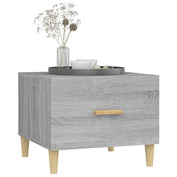 Acheter vidaXL Table basse Sonoma gris 50x50x40 cm Bois d'ingénierie