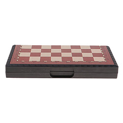 Jeu d'échecs international Jeu d'échecs pliable avec jeu de pièces 19x19cm Jeu de pièces d'échecs magnétiques