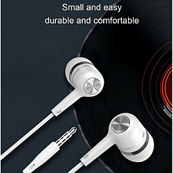 Avis Hifi Universal Headphone Smart Call In-Ear Mobile Phone 3.5Mm Interface Headset Noir