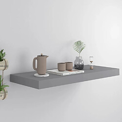 vidaXL Étagère murale flottante gris 60x23,5x3,8 cm MDF 