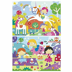 Educa Borras Set de 2 Puzzles Educa Fantasy world 48 Pièces