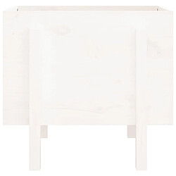 Acheter Maison Chic Jardinière,Bac à fleurs - pot de fleur blanc 62x50x57 cm bois massif de pin -GKD33081