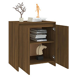 Acheter vidaXL Buffet Chêne marron 70x41x75 cm Bois d'ingénierie