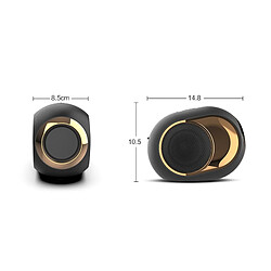 Acheter Yonis Speakers Bluetooth Sans Fil 5W Noir + SD 4Go