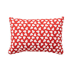 Coussin Benetton Blanc Rouge Poire 35 x 50 cm