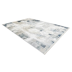 Acheter RUGSX Tapis moderne DISTIN 0144A blanc crème beige - Abstraction, vintage, franges 140x190 cm