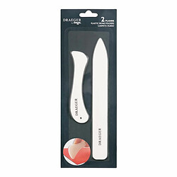 TOGA 2 Plioirs Plastique Blanc Pour Scrapbooking