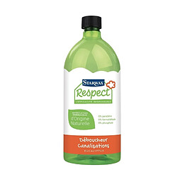 Déboucheur canalisations avec matières actives d’origine naturelle - Respect - 950 ml - STARWAX 