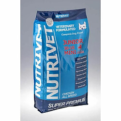 Nutrivet SUPER PREMIUM Croquettes chien junior 30/18 mini race 15 kg 0% blé 