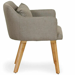 Avis Paris Prix Fauteuil Scandinave Alan 70cm Taupe