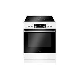 Cuisinière vitrocéramique 77l 4 feux blanc - ACV7005RB - AMICA