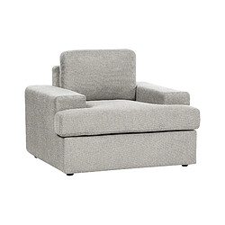 Beliani Fauteuil Gris clair ALLA 