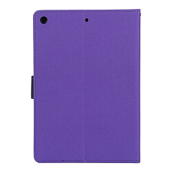 Avis Wewoo Housse Étui Coque FANCY DIARY pour iPad 10.2 en cuir à texture croisée avec fente carte et support et portefeuille violet