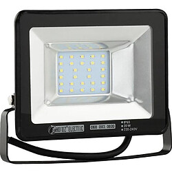 HOROZ ELECTRIC Projecteur LED extra plat 20W (Eq. 160W) IP65 6400K PUMA-20 Dim. 128x150x38mm