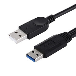 Wewoo Câble pour Samsung, Huawei, Xiaomi, LG, HTC et autres Smartphones 50 cm 2 en 1 USB 3.0 à Micro USB 3.0 + USB 2.0 Données / de charge,