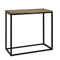 Avis Ds Meubles Table console Icub 35x70x82h cm Noir