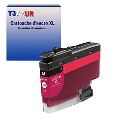 T3AZUR- Cartouche compatible avec Brother LC427 XL pour Brother MFC-J6957DW, MFC-J6957DWT, MFC-J6959DW Magenta 