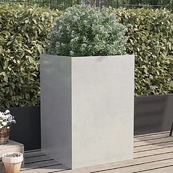 Maison Chic Jardinière,Bac à fleurs - pot de fleur argenté 52x48x75 cm acier inoxydable -GKD24754